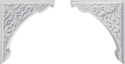 decorative plaster archways