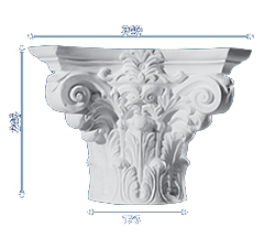 decorative plaster column