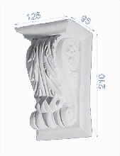 decorative plaster corbels