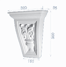 decorative plaster corbels