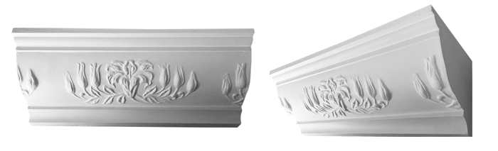 decorative plaster cornice image