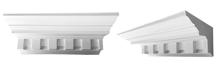 decorative plaster cornice image