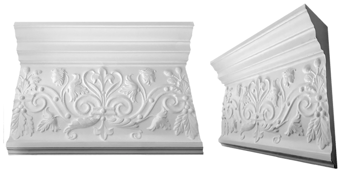 decorative plaster cornice image