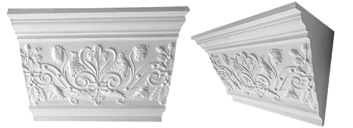 decorative plaster cornice image
