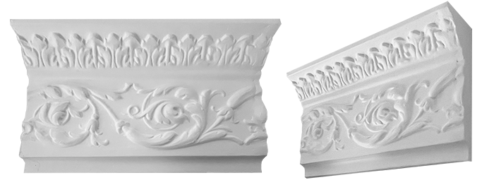 decorative plaster cornice image