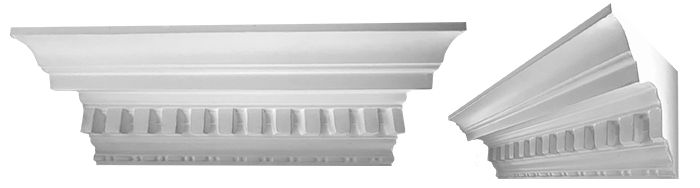 decorative plaster cornice image