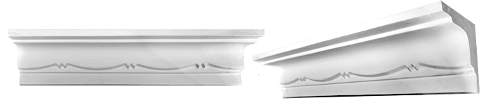 decorative plaster cornice image