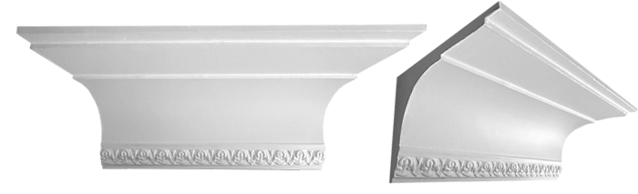 decorative plaster cornice image