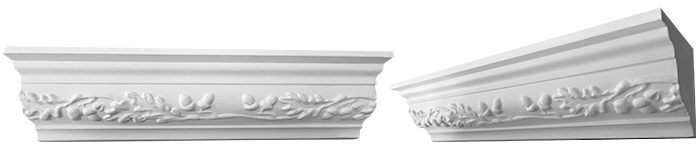 decorative plaster cornice image