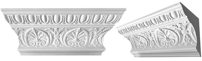 decorative plaster cornice image