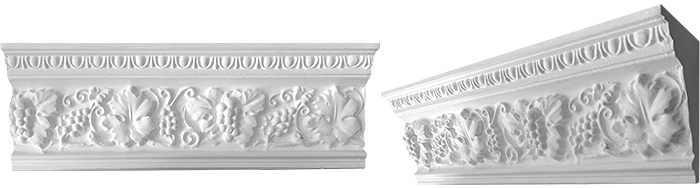 decorative plaster cornice image