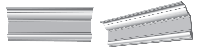 decorative plaster cornice image