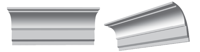 decorative plaster cornice image