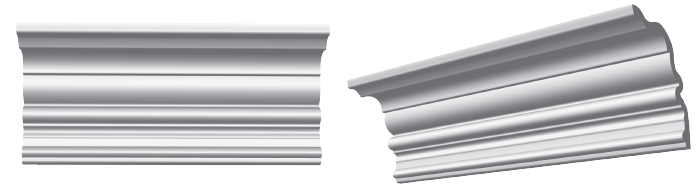 decorative plaster cornice image
