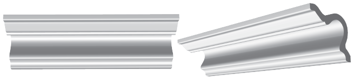 decorative plaster cornice image