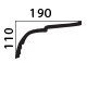 decorative plaster cornice profile