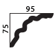 decorative plaster cornice profile