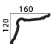 decorative plaster cornice profile