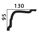 decorative plaster cornice profile