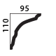decorative plaster cornice profile