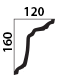 decorative plaster cornice profile