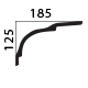 decorative plaster cornice profile