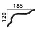 decorative plaster cornice profile