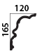 decorative plaster cornice profile