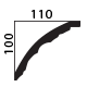 decorative plaster cornice profile