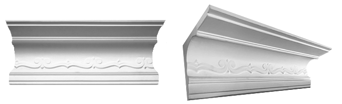 decorative plaster cornice image