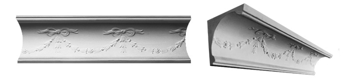 decorative plaster cornice image