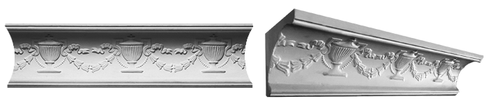 decorative plaster cornice image
