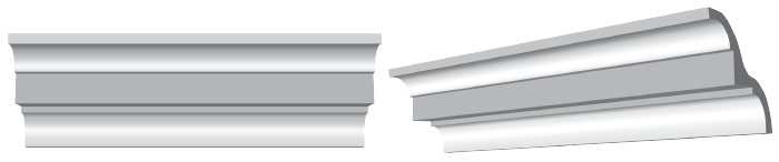 decorative plaster cornice image