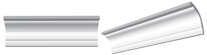 decorative plaster cornice image