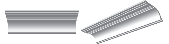 decorative plaster cornice image