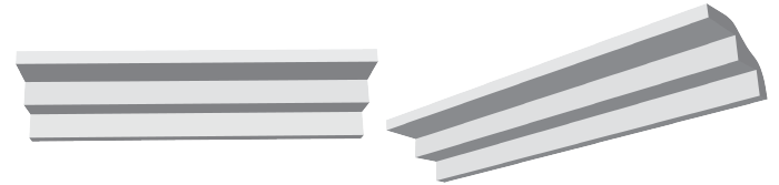 decorative plaster cornice image