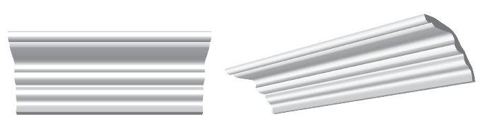 decorative plaster cornice image