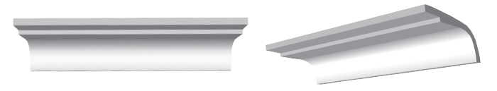 decorative plaster cornice image
