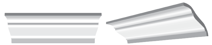 decorative plaster cornice image