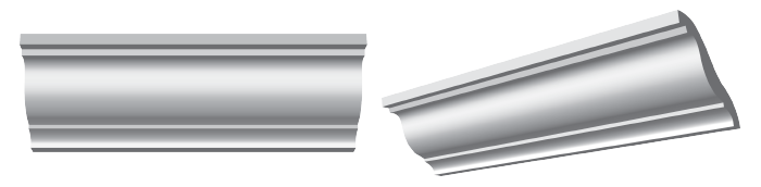 decorative plaster cornice image