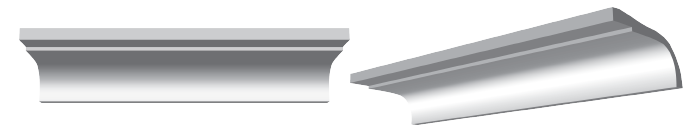 decorative plaster cornice image