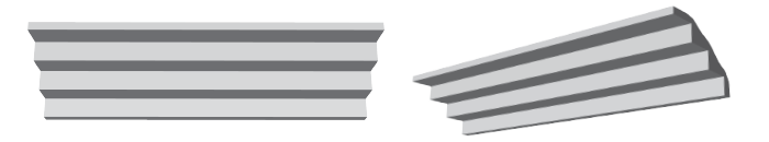 decorative plaster cornice image