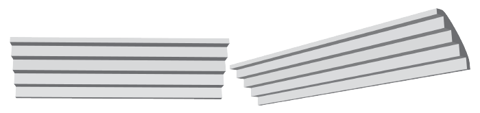 decorative plaster cornice image