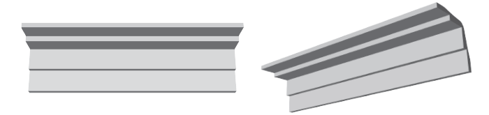decorative plaster cornice image