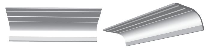 decorative plaster cornice image