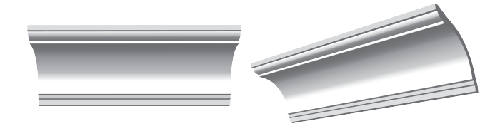 decorative plaster cornice image