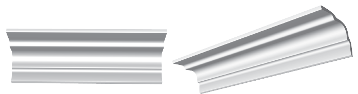 decorative plaster cornice image