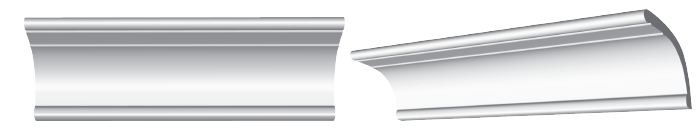 decorative plaster cornice image