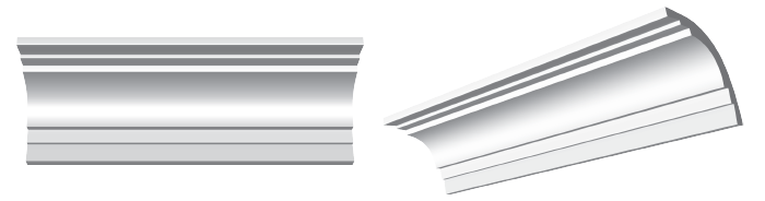 decorative plaster cornice image