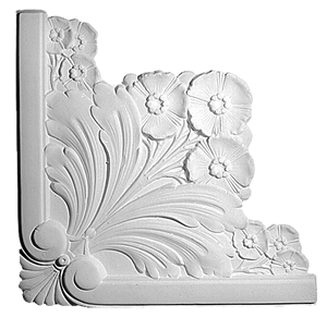 decorative plaster ornament